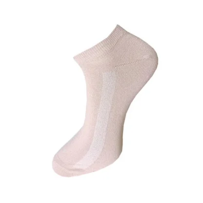 3_Pair Set Unisex Casual Cotton Solid Ankle Length Socks (Multicolor) - Image 4