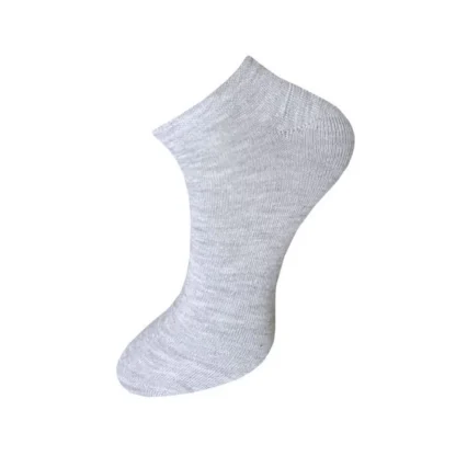 3_Pair Set Unisex Casual Cotton Solid Ankle Length Socks (Multicolor) - Image 3