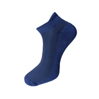 3_Pair Set Unisex Casual Cotton Solid Ankle Length Socks (Multicolor) - Image 4