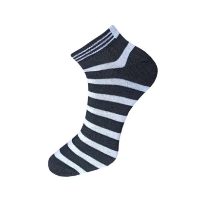 3_Pair Set Unisex Casual Cotton Solid Ankle Length Socks (Multicolor) - Image 4