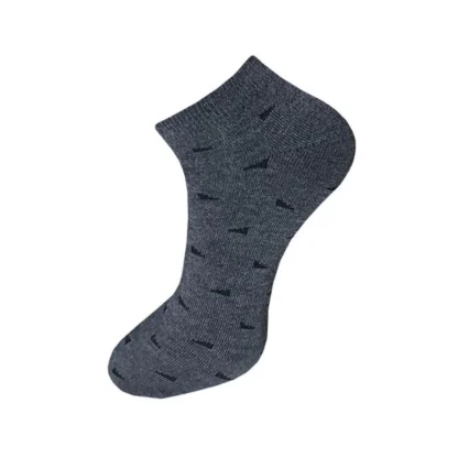 3_Pair Set Unisex Casual Cotton Printed Ankle Length Socks (Multicolor) - Image 2