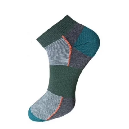 3_Pair Set Unisex Casual Cotton Striped Ankle Length Socks (Multicolor) - Image 2