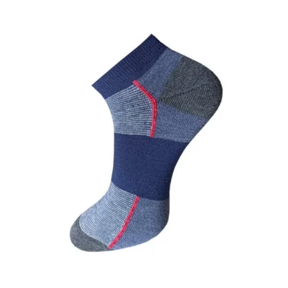 3_Pair Set Unisex Casual Cotton Striped Ankle Length Socks (Multicolor) - Image 4