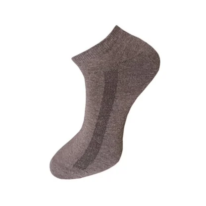 3_Pair Set Unisex Casual Cotton Solid Ankle Length Socks (Multicolor) - Image 4