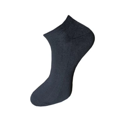 3_Pair Set Unisex Casual Cotton Solid Ankle Length Socks (Multicolor) - Image 2