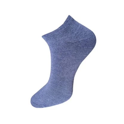 3_Pair Set Unisex Casual Cotton Solid Ankle Length Socks (Multicolor) - Image 4