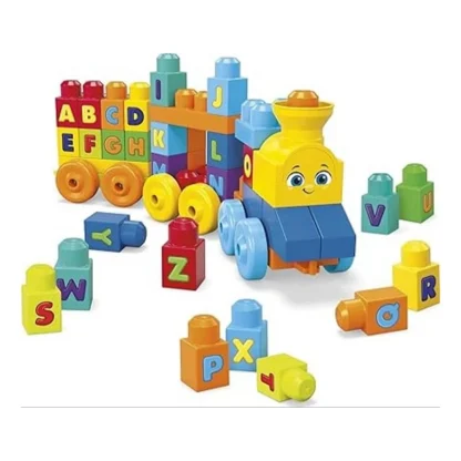 38_Pcs Set Jumbo Train Blocks | ‎Plastic | Educational Toys | 3+ Years - Image 3