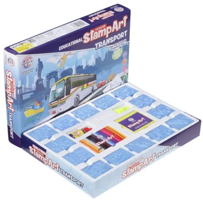 Stamp Art-Transport | Plastic | Educational Toys | 4+ Years - Image 3