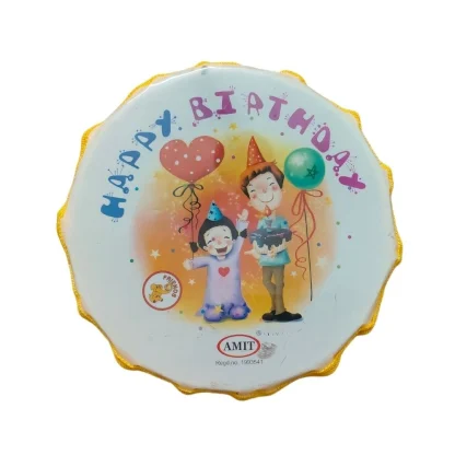 Happy BirthDay Theme Printed Musical Dhol | Plastic Toys| 6+ Months - Image 2