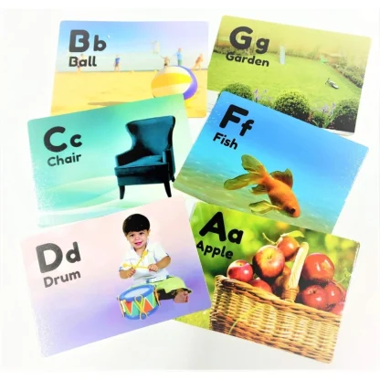 Flash Card-Alphabets | Plastic | Educational Toys | 6+ Months - Image 4