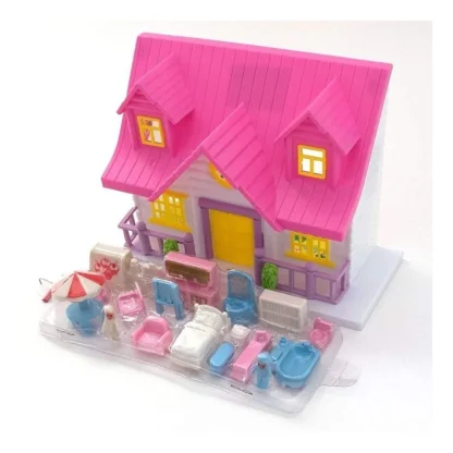 Mini Doll House | Plastic | Toys | 3+ Years - Image 3