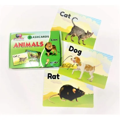 Flash Card-Animal | Plastic | Educational Toys | 6+ Months - Image 3