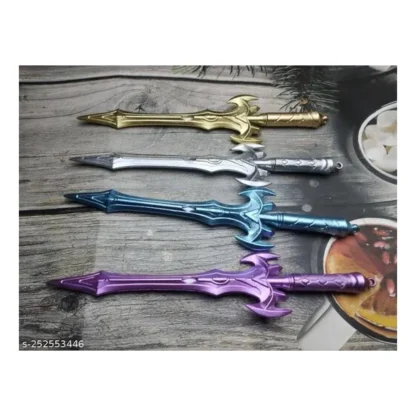 12 PCS_Set Talwar Star Style Sword Novelty  Ball Pen  | Plastic | Stationery | 5+ Years - Image 5