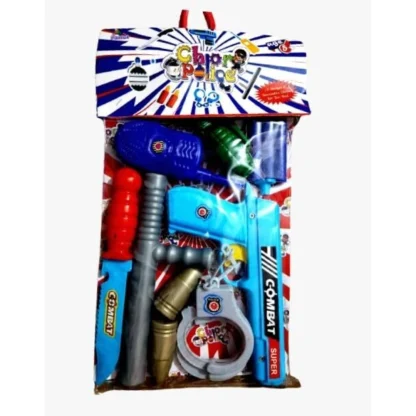 8_Pcs Set Chor Police | Plastic | Toys | 5+ Years - Image 3