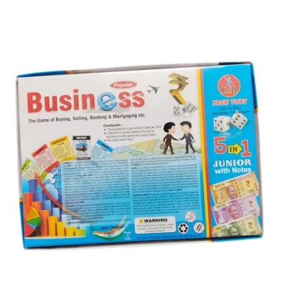 5 In 1Business |   Cardboard  |   Board Games| 2+ Years - Image 2