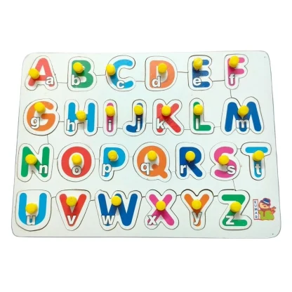 Alphapet With small letter Wooden Puzzle |   Wooden  |   Educational Toys| 3+ Years