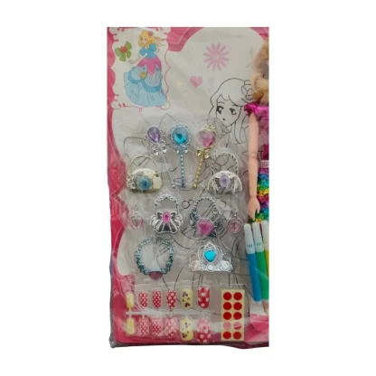 Barbie Doll With Jewellery Set |   Rubber  |   Toys| 1+ Years - Image 3