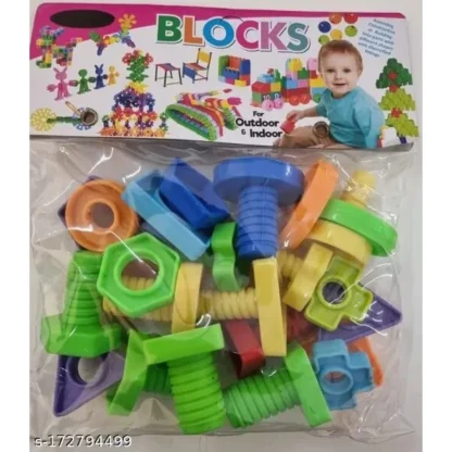 Nut & Bolt PVC Block | Plastic | Toys | 3+ Years