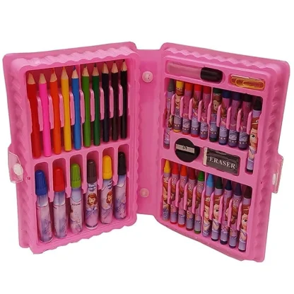 Art&Craft Crayon Color Oil Pestal Sketch Pan Water Color With Brush 42 Pcs Color Set | Plastic | Toys | 5+ Years