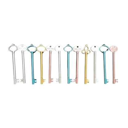 12 PCS_Set Key Shape Gel Pen  | Plastic | Stationery | 5+ Years - Image 2