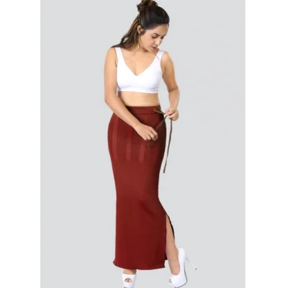 Dermawear Women's 4D Stretch Saree Shapewear (Maroon)