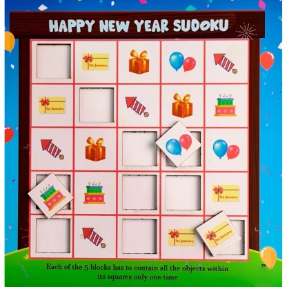 Festival- NY Wooden Puzzle Game Toys (MultiColor) - Image 2