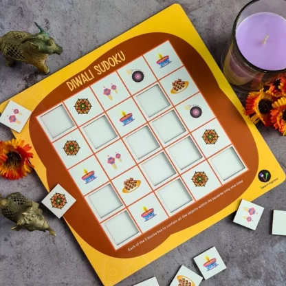 Festival- Diwali Wooden Board Game Toys (MultiColor) - Image 3