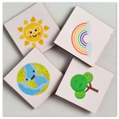 Save the earth - Easy Wooden Puzzle Game Toys (MultiColor) - Image 3