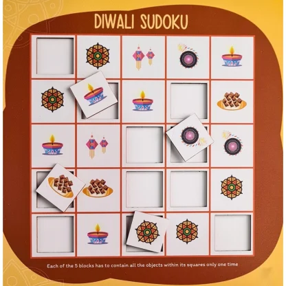 Festival- Diwali Wooden Board Game Toys (MultiColor)