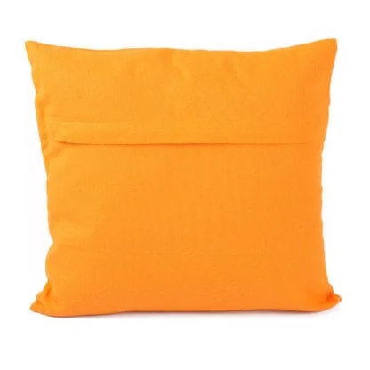 Pack Of_2 Cotton Printed Cushion Cover Sets (Mustard, Size: 16x16 In) - Image 2