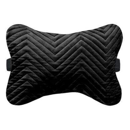 Pack Of_4 Polyester zig zag Car Pillow Sets (Black, Size: 12x12 In) - Image 2