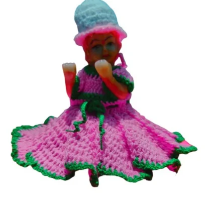 Laddu Gopal Tharad Dress Size: 0 To 6 (Light Pink) - Image 3