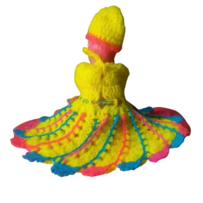 Laddu Gopal Tharad Dress Size: 0 To 6 (Multicolor) - Image 3