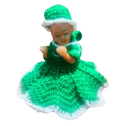 Laddu Gopal Tharad Dress Size: 0 To 6 (Green)