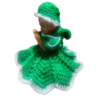 Laddu Gopal Tharad Dress Size: 0 To 6 (Green) - Image 3